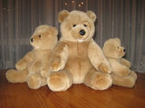 Woodland Bear Company UK Set of 3 Family Masked Teddy Bears