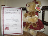 Metro UK Teddies Love Collection 2001 Emily Ltd Edition