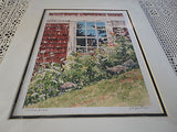Canadian BC Artist Joe Smith Window & Lace Print w Template 8x10 inch