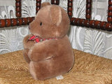 Vintage Tiamo Lelystad Holland Brown Teddy Bear w Bow