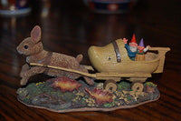 Rien Poortvliet Classic Villages David the Gnome Statue Sailing Away Figurine