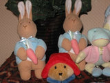Eden Baby Toy Lot of 7 Peter Rabbit Frog Duck Blankets
