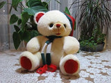 Dutch Holland Winter Christmas Teddy Bear Open Mouth