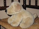 Anna Club Plush Holland Sitting Golden Retriever Pup Soft Plush Beige 11 Inch