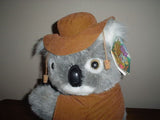 Australia Koala Bear HLT Handcrafted with Cork Hat 11 Inch Aussie Gifts
