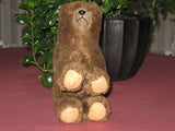 Hermann 1970s Brown Dralon Mohair 7 Inch Bear Cub