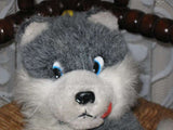 Vintage Dinotoys Holland HUSKY Dog Plush 1970s