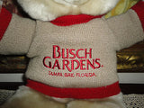 Antique Vintage BUSCH GARDENS BEAR Tampa Florida Souvenir 17 inch Goffa Intl