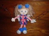 Keel Toys Kent England Stuffed UK Fairy Doll with Wand