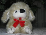 Vintage 1980s Dutch Shaggy Puppy Dog Plush