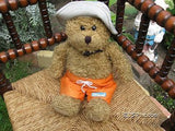 Unicef France Brown Bear with Hat & Orange Pants Exclusive