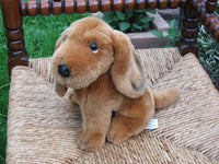 Uni Toys Germany Sitting Basset Hound Plush