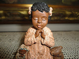 Holcombe 103 FAITH All God's Children Figurine God is Love Girl Doll Bear 1992