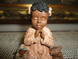 Holcombe 103 FAITH All God's Children Figurine God is Love Girl Doll Bear 1992
