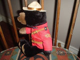 Stuffed Animal House RCMP Sergeant Blackbeary Bear