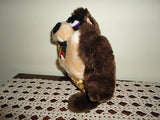 24K Mighty Star Warner Bros TASMANIAN DEVIL Doll Plush 8.5 Inch 1993