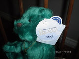 Applause Birthday Birthstone Baby Bears May Beth 2002 New with Necklace 20360