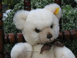 Steiff Petsy Teddy Bear White 012457 1991 - 2003 28 cm