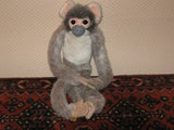 K&M UK Wild Republic Light Grey Dangling Monkey