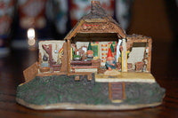 Rien Poortvliet Classic Villages David the Gnome Statue Open House 810406