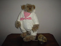 Teddy Treasures Stars & Stripes Bear with Wagon