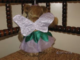 Russ Past Times UK Mirabelle Fairy Bear with Tags Faux Mohair