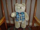 Vintage At The End of The Day British UK Teddy Bear Plush 15 inch Jointed