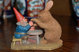 Rien Poortvliet Classic David the Gnome Statue Ollekebolleke with Rabbit