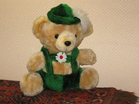 Vintage 12 Inch Tiroler Teddy Bear Gewi Austria No Tags