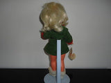 Vintage Blonde Vinyl Doll Made in Germany 30/10 Drei-M-Puppe MMM Schwesterlein