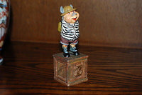 Efteling Holland Gnome Letter Z Zebra Statue The Laaf Collection 1998 Ltd Ed