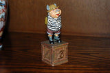 Efteling Holland Gnome Letter Z Zebra Statue The Laaf Collection 1998 Ltd Ed