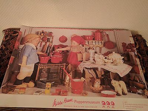 Original Kathe Kruse Doll Museum Netherlands Poster Dolls Märklin Furnace