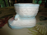 Vintage RUBENS Made in Japan Baby Booties Porcelain Planter Ornament 4.5"x3.5"