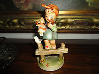 Vintage Giftcraft GC Made Japan German Girl Porcelain Figure 5