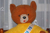 Vintage 1978 Argentina World Cup Champions Soccer Bear Brown 31.5 Inch 80 cm