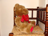 Harrods UK Large Foot Dated Christmas Bear 1997 W Bow