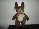RARE Christmas Bearly A. Reindeer Bearington Bear Dressed As Deer Retired 14in.