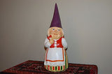 David The Gnome Authentic Rien Poortvliet Wife Lisa Statue Large 15.5 Inch 2015