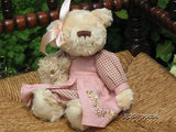 PMS Soft Sensations UK Collectible Bear Girl With Dog