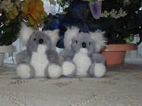 Set of 2 European Koala Bear Couple Plush