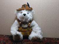 Vintage Tiroler Teddy Bear J&H Int Brussels Belgium