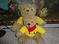 Loblaws President's Choice TERRI & TJ 2 Teddy Bear Set By Robert Chenaux 1986