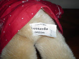 La Senza Silk & Satin Lingerie Christmas Bear Leonardo 16 Inch 2001 Mint