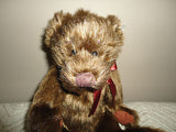 Ganz KIRBY Bear Heritage Collection Brown Faux Mohair 11in w Tags H3590 Retired