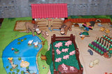 Atlas Europe France Childrens Farm Set 53 Pieces Comical Funny Animals People