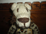 Kenya African Handmade Knitted Wool LION Doll Kenana Knitter Critter