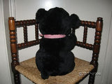 Black Teddy Bear 14 inch Sitting Tottenham London Uk