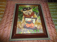 One & Only Bears Artist Michelle Lamb OOAK BOOGIE Bear Photo Art Card Framed '04