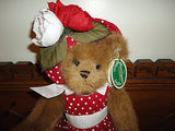 Bearington Bears JACKIE Polka Dot Dress Item 1539 w tags 14 inch Retired